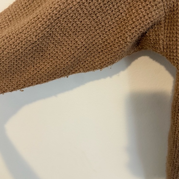 Aerie Brown Women's Cowl Neck Sweater - Picture 7 of 10
